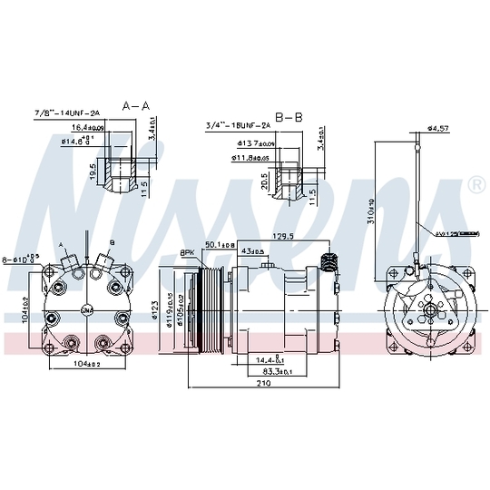 899917 - Compressor, air conditioning 