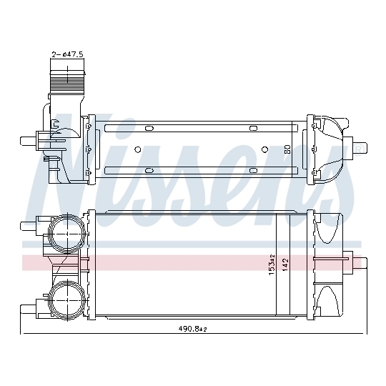 961485 - Intercooler, charger 