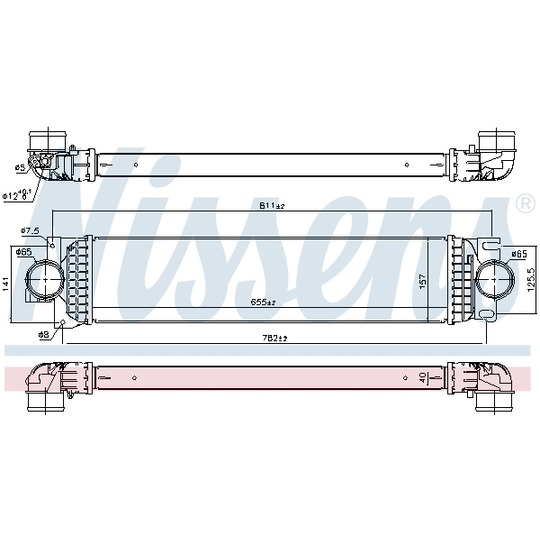 961234 - Intercooler, charger 