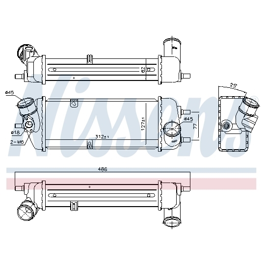 96270 - Intercooler, charger 