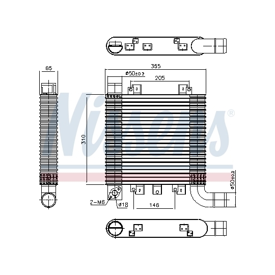 96366 - Intercooler, charger 