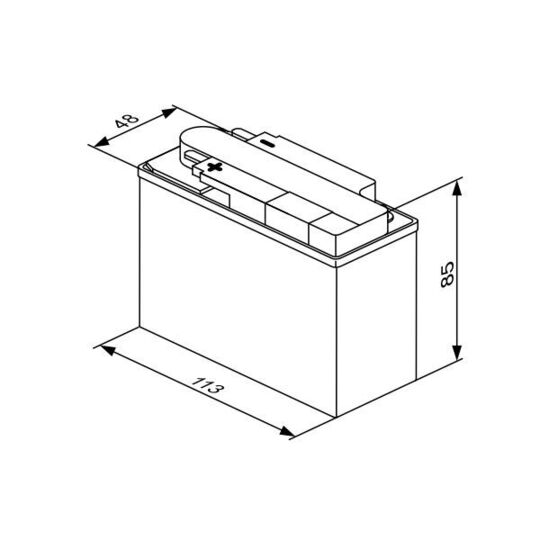 0 092 M60 030 - Starter Battery 