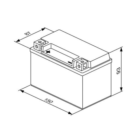 0 092 M60 070 - Starter Battery 