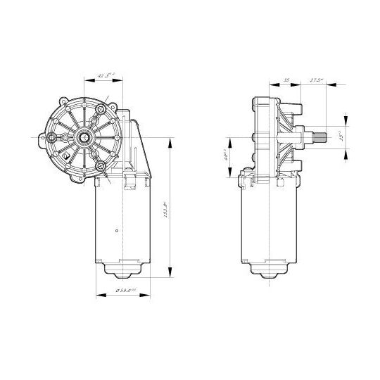 0 986 337 209 - Wiper Motor 