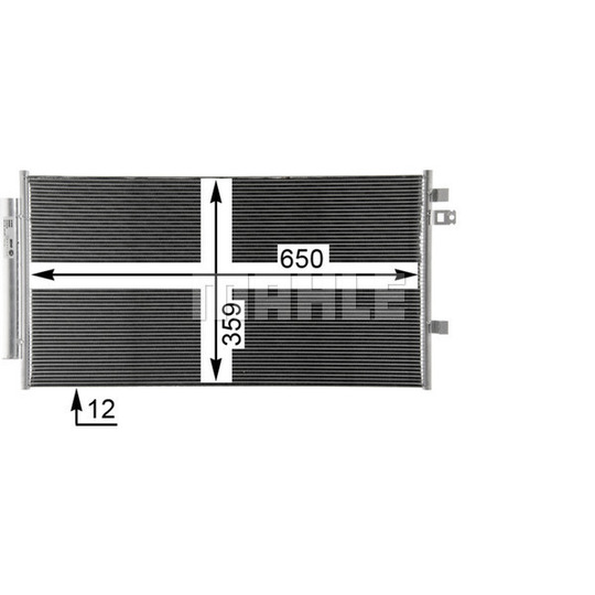 AC 35 000P - Condenser, air conditioning 