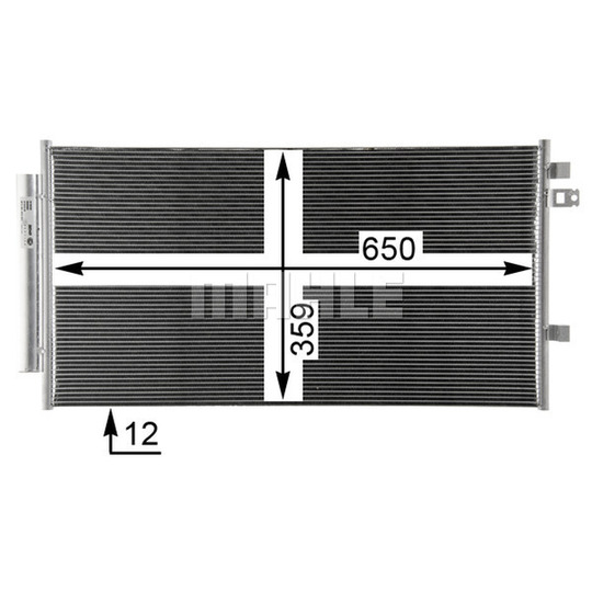 AC 35 000P - Condenser, air conditioning 