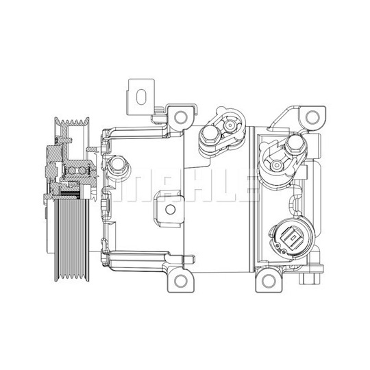 ACP 630 000P - Kompressor, klimatanläggning 