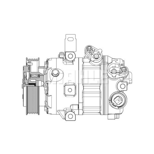 ACP 634 000P - Compressor, air conditioning 