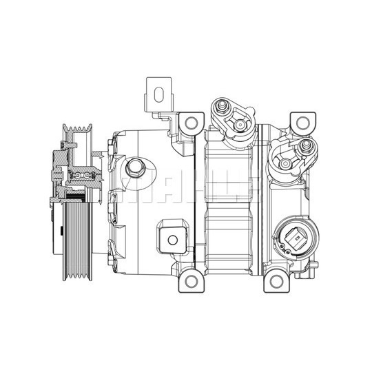 ACP 638 000P - Kompressori, ilmastointilaite 