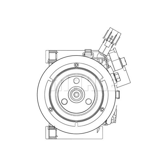 ACP 629 000P - Kompressor, kliimaseade 