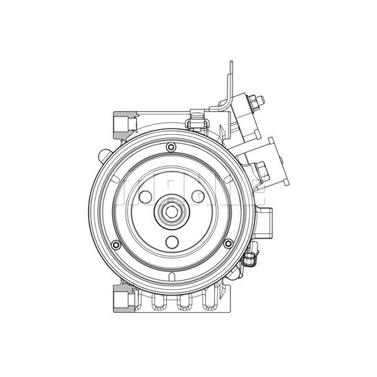 ACP 634 000P - Compressor, air conditioning 