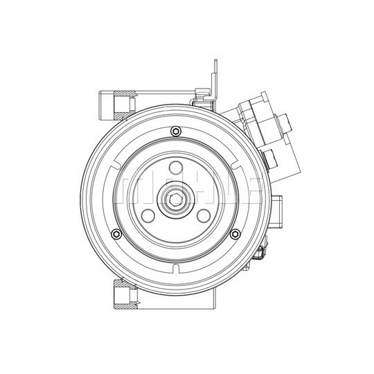 ACP 630 000P - Compressor, air conditioning 