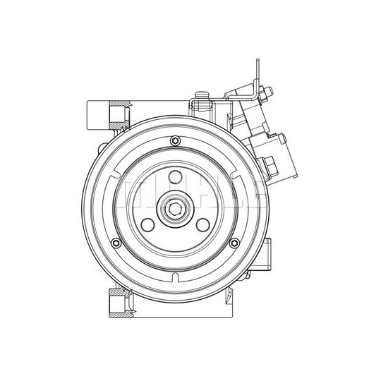 ACP 638 000P - Kompressori, ilmastointilaite 