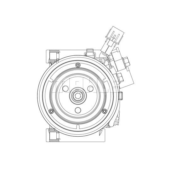 ACP 632 000P - Kompressori, ilmastointilaite 