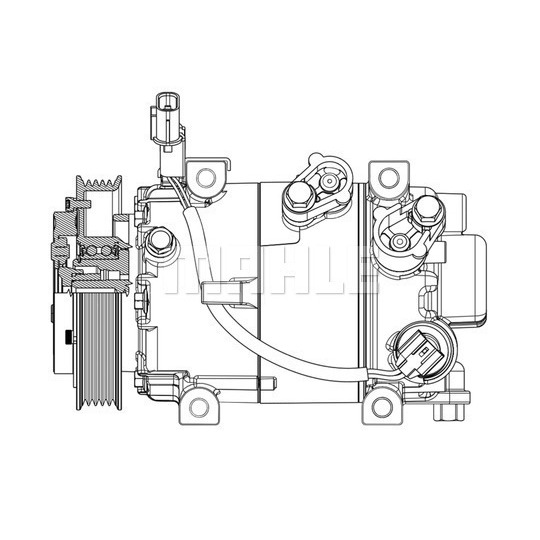 ACP 629 000P - Kompressori, ilmastointilaite 