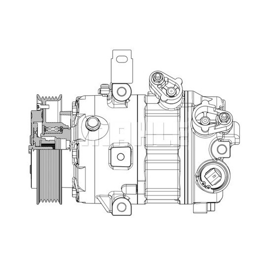 ACP 634 000P - Compressor, air conditioning 