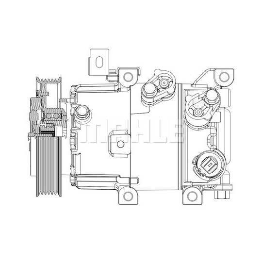 ACP 630 000P - Kompressor, kliimaseade 