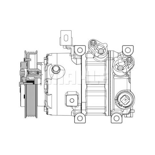 ACP 638 000P - Kompressor, kliimaseade 