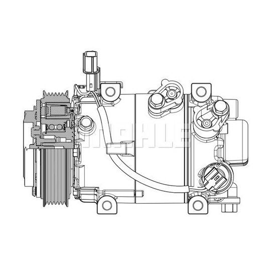 ACP 633 000P - Compressor, air conditioning 