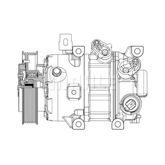 ACP 635 000P - Kompressor, kliimaseade 