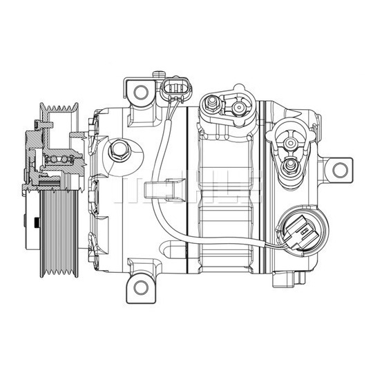 ACP 637 000P - Kompressori, ilmastointilaite 