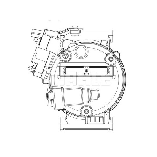 ACP 637 000P - Kompressori, ilmastointilaite 