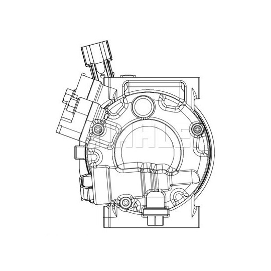 ACP 633 000P - Compressor, air conditioning 