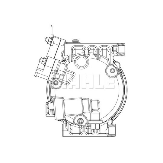 ACP 638 000P - Kompressor, klimatanläggning 