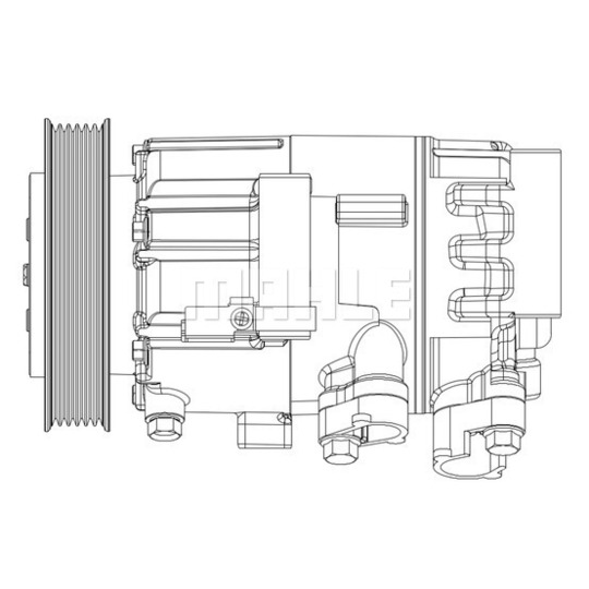 ACP 630 000P - Kompressor, klimatanläggning 