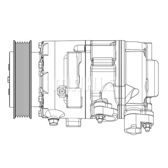 ACP 634 000P - Compressor, air conditioning 