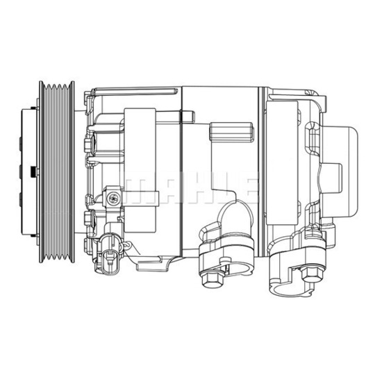 ACP 629 000P - Kompressor, klimatanläggning 