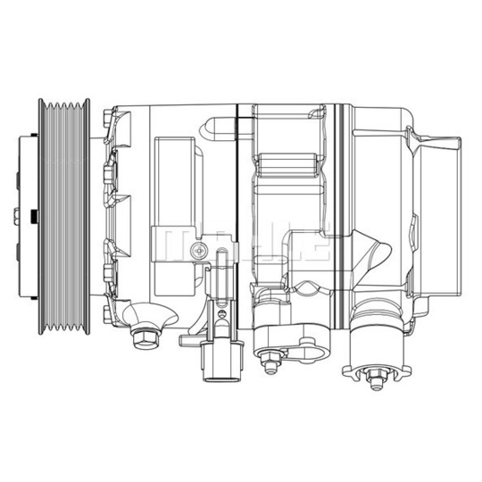 ACP 637 000P - Kompressori, ilmastointilaite 