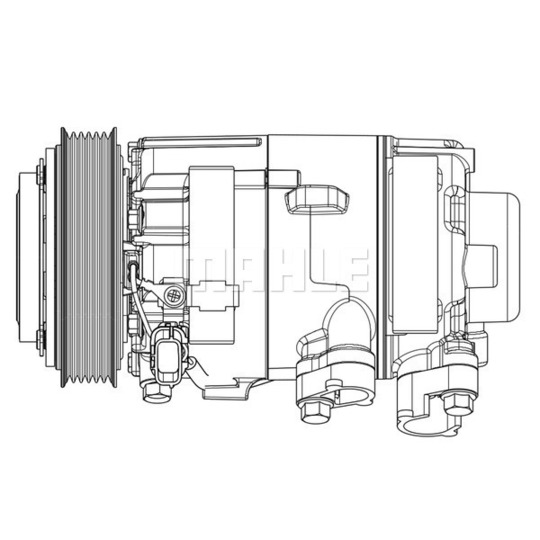 ACP 633 000P - Compressor, air conditioning 