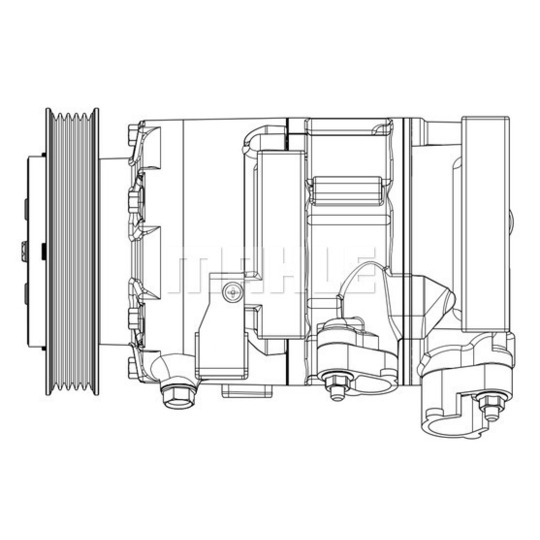 ACP 638 000P - Kompressor, klimatanläggning 