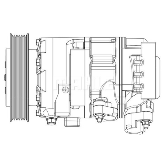 ACP 635 000P - Kompressor, klimatanläggning 