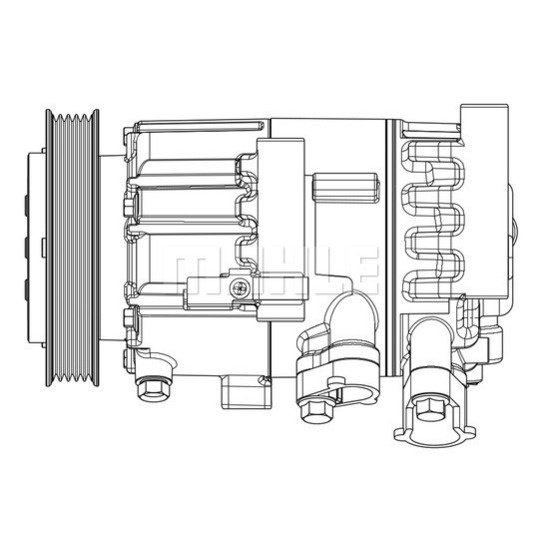 ACP 631 000P - Compressor, air conditioning 