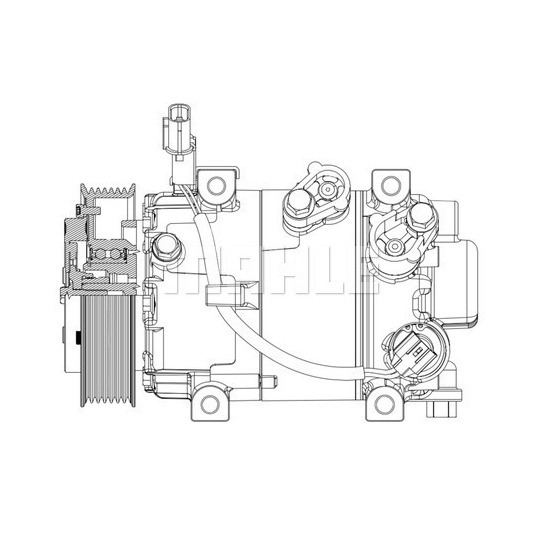 ACP 632 000P - Kompressor, kliimaseade 