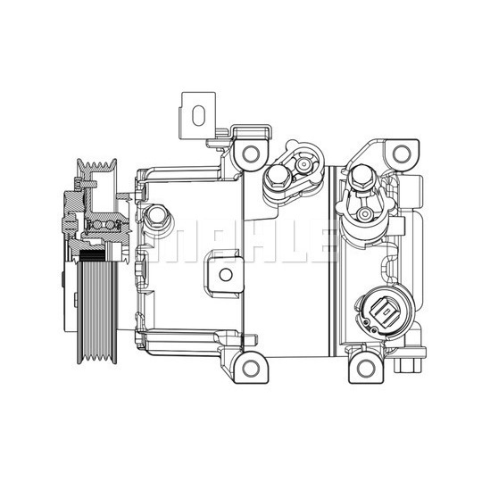 ACP 631 000P - Compressor, air conditioning 