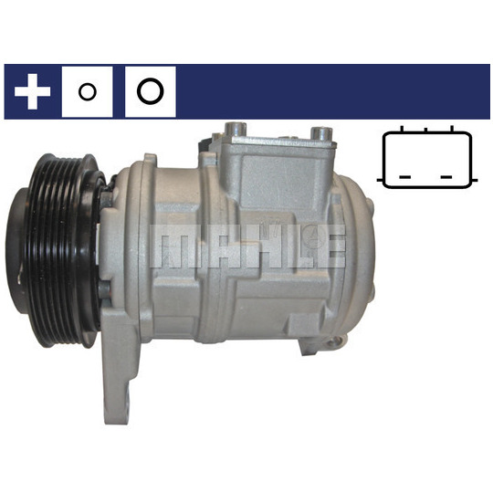 ACP 834 000S - Kompressori, ilmastointilaite 