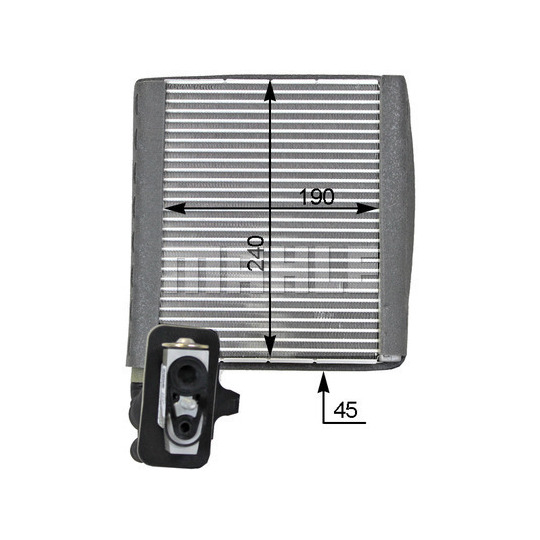 AE 119 000P - Evaporator, air conditioning 