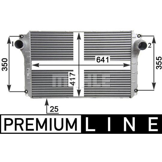 CI 463 000P - Laddluftkylare 