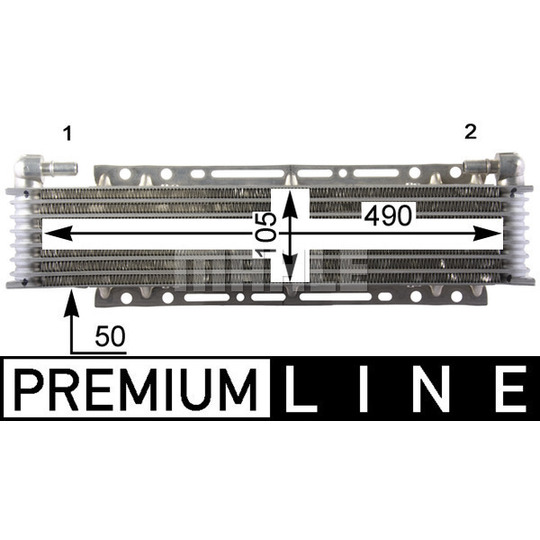 CLC 206 000P - Oil Cooler, engine oil 