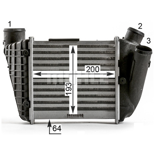 CI 429 000P - Kompressoriõhu radiaator 