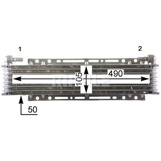 CLC 206 000P - Oil Cooler, engine oil 