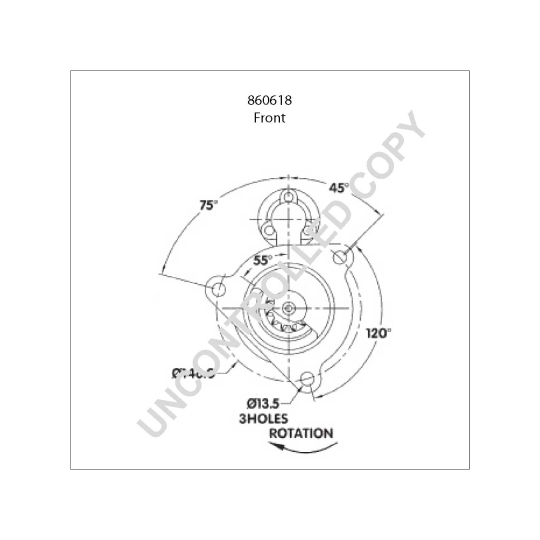 860618 - Startmotor 