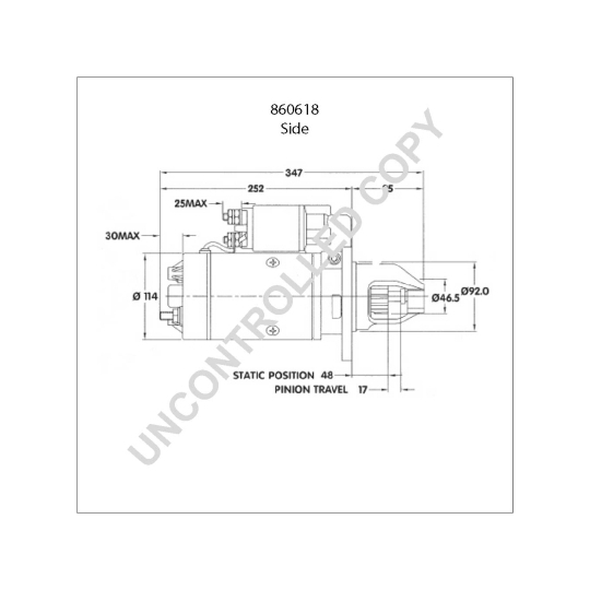 860618 - Startmotor 