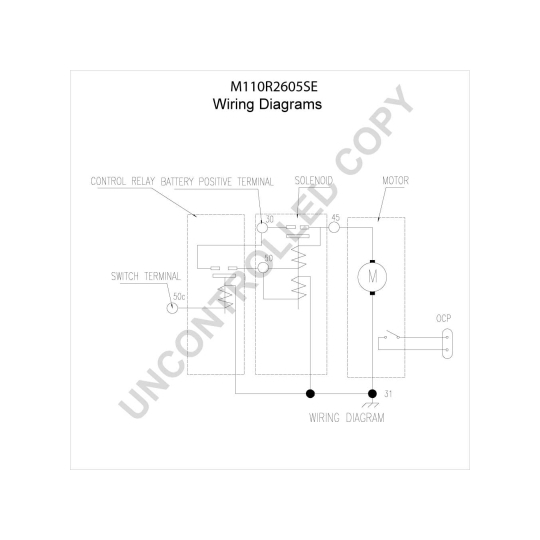 M110R2605SE - Startmotor 