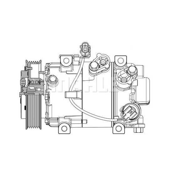 ACP 628 000P - Kompressori, ilmastointilaite 