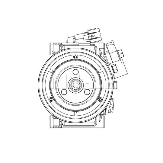 ACP 628 000P - Kompressor, kliimaseade 