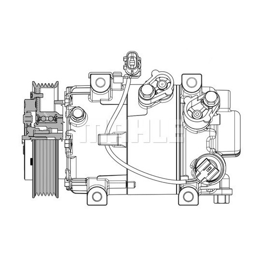 ACP 628 000P - Kompressor, klimatanläggning 